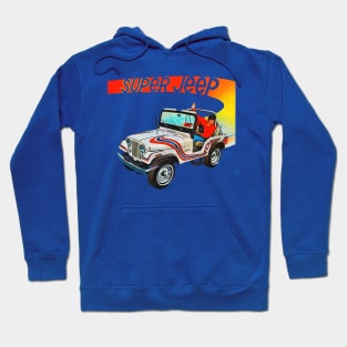 1973 Jeep CJ Vintage Ad Hoodie